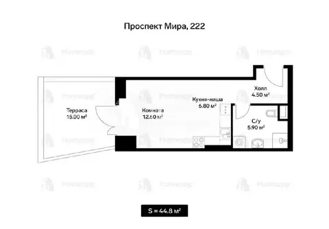 Продается студия