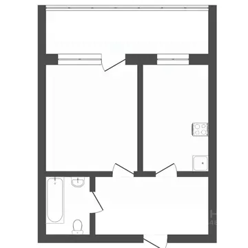 1-к кв. Пермский край, Пермь бул. Гагарина, 74В (38.7 м)