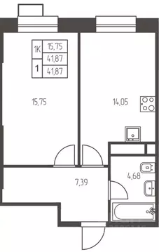 1-к кв. Московская область, Ивантеевка Пушкинский городской округ,  ...