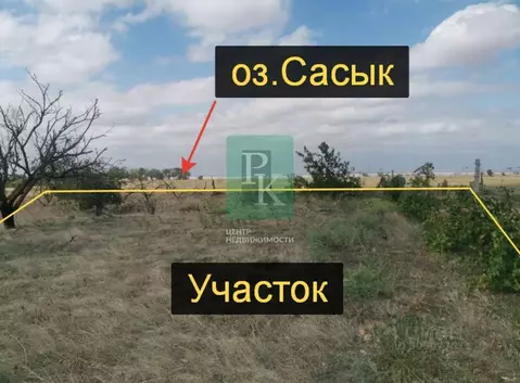 Участок в Крым, Сакский район, Лесновское с/пос, с. Прибрежное, № 3 ...