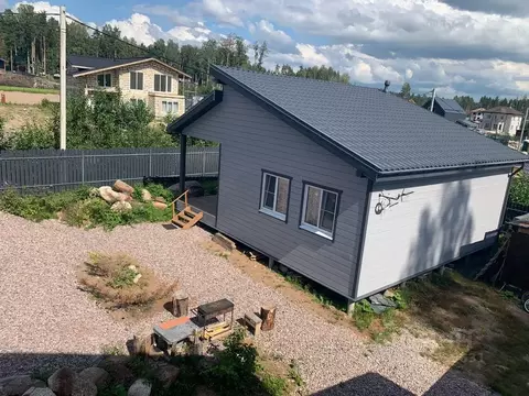 Дом в Ленинградская область, Выборгский район, Полянское с/пос, пос. ...