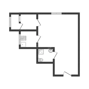 2-комнатная квартира: Бийск, Социалистическая улица, 22 (46 м)