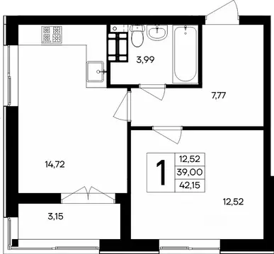 1-к кв. Севастополь Балаклавский муниципальный округ, Семисчастье ...