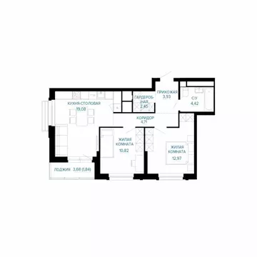 2-к кв. Свердловская область, Екатеринбург Эльмаш жилрайон, Доминанта ...