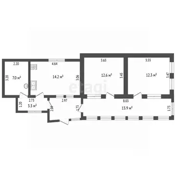 Дом в Ставропольский край, Кисловодск Пятигорская ул. (55 м)