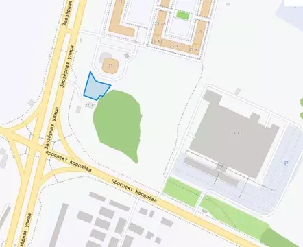 Участок в Омская область, Омск ул. Малиновского, 6 (12.7 сот.)