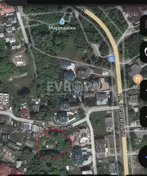 Участок в Ульяновская область, Ульяновск ул. Федерации, 36 (10.3 сот.)