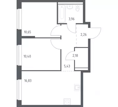 2-к кв. Московская область, Химки городской округ, д. Юрлово Пятницкие ...