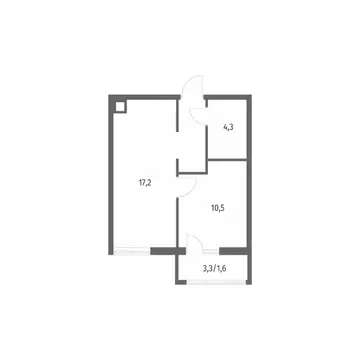 1-к кв. Калининградская область, Гурьевск Риверпарк жилой комплекс ...