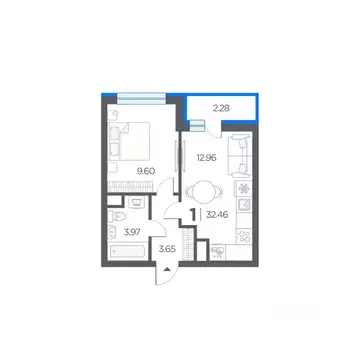 1-к кв. Рязанская область, Рязанский район, Дядьковское с/пос, с. ...
