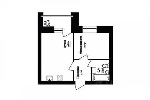 1-к кв. Вологодская область, Череповец 107-й мкр, ГринВилль жилой ...