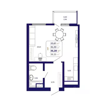 1-к кв. Башкортостан, Уфа Затон-Восточный жилрайон, Паруса жилой ...