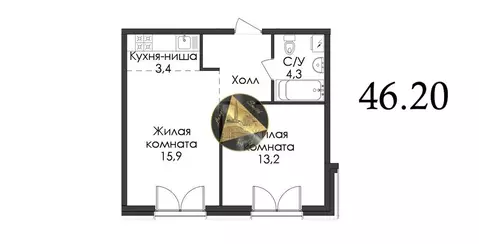1-комнатная квартира: Санкт-Петербург, набережная Обводного канала, ...
