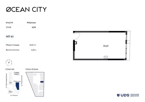 Помещение свободного назначения в Удмуртия, Ижевск Пушкинская ул. (35 ...