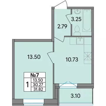 1-к кв. Ленинградская область, Всеволожский район, Агалатовское с/пос, ...