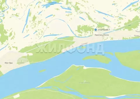 Участок в Новосибирская область, Колыванский район, д. Пристань-Почта  ...