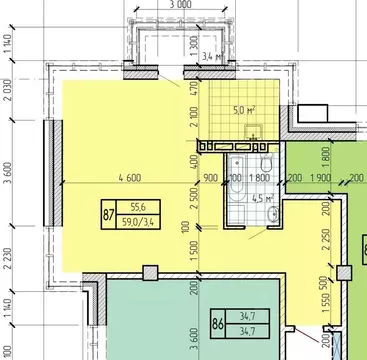 Студия Приморский край, Находка  (55.6 м)