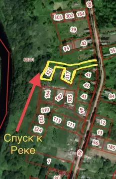 Участок в Новгородская область, Шимский район, Медведское с/пос, пос. ...