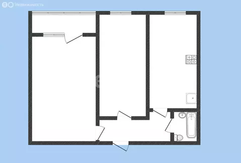 2-комнатная квартира: Черкесск, улица Космонавтов, 102В (58.4 м)