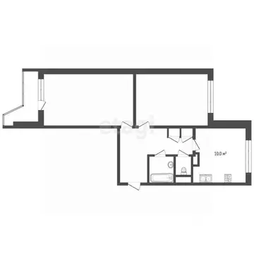 2-к кв. Москва ул. Раменки, 11К3 (56.0 м)