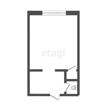 1-комнатная квартира: Кострома, Центральная улица, 48А (18.4 м)