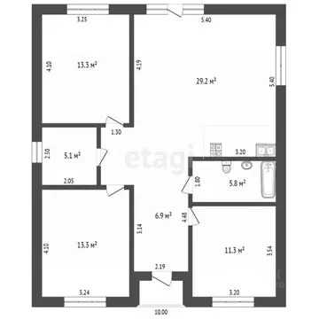 Дом в Тюменская область, Тюмень Царево садовое товарищество,  (85 м)