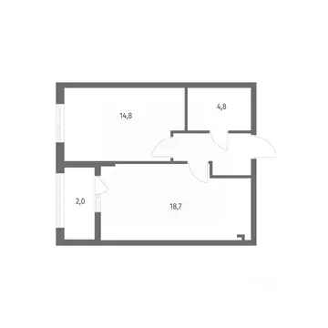 1-к кв. Калининградская область, Калининград пос. Лермонтовский, ул. ...