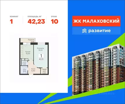 1-к кв. Московская область, Раменский муниципальный округ, Родники пгт ...