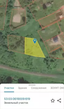 Участок в Новгородская область, Валдайское городское поселение, с. ...