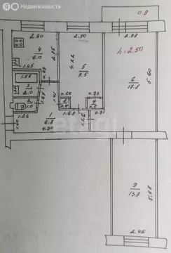 3-комнатная квартира: Тверь, Озёрная улица, 20 (57.7 м)