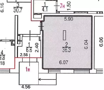 Помещение свободного назначения в Москва Судостроительная ул., 3 (36 ...