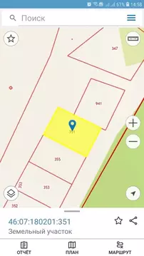 Участок в Курская область, Касторенский район, с. Жерновец  (15.0 ...