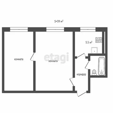 2-комнатная квартира: Петропавловск-Камчатский, Индустриальная улица, ...