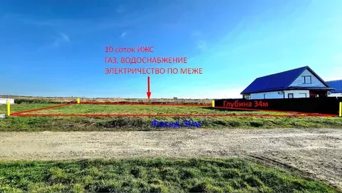 Участок в Краснодарский край, Анапа муниципальный округ, с. ...