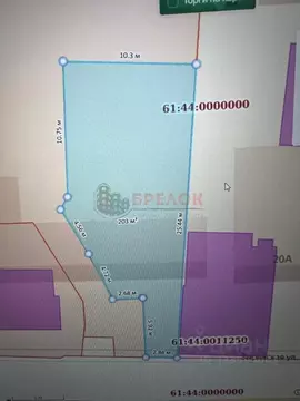 Участок в Ростовская область, Ростов-на-Дону Зырянская ул., 18 (2.03 ...