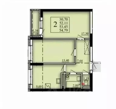 2-к кв. Башкортостан, Уфа Затон-Восточный жилрайон, Паруса жилой ...