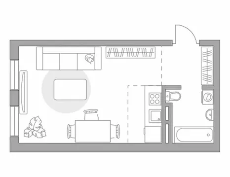 Квартира-студия: Московская область, городской округ Красногорск, село ...