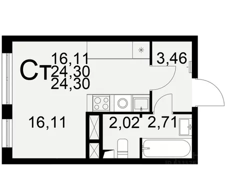 1-к кв. Рязанская область, Рязань Братиславский мкр, Вместе жилой ...
