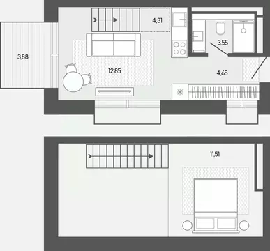 1-к кв. Алтай, Майминский район, пос. Карлушка  (40.75 м)