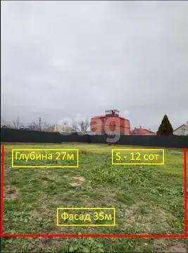 Участок в Краснодарский край, Анапа Солнечная ул., 11 (12.0 сот.)