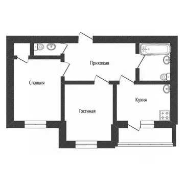 2-к кв. Смоленская область, Смоленск ул. Генерала Трошева, 8 (70.0 м)