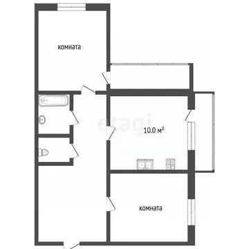 1-к кв. Вологодская область, Вологда ул. Ловенецкого, 6Б (60.0 м)