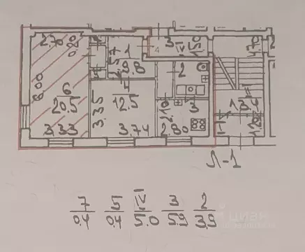 2-к кв. Санкт-Петербург Рижская ул., 2 (53.4 м)