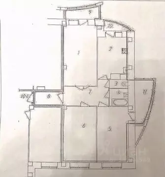 3-к кв. Ярославская область, Ярославль Республиканская ул., 6 (83.7 м)