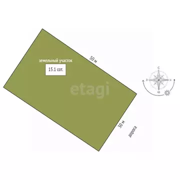 Участок в Тюменская область, Тюменский муниципальный округ, с. Борки  ...