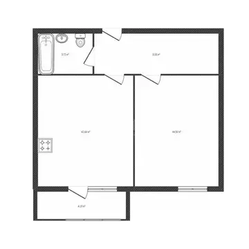 1-к кв. Брянская область, Брянский район, пос. Мичуринский ул. ...