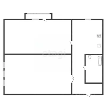 2-к кв. Костромская область, Нерехта ул. Дружбы, 1 (45.8 м)