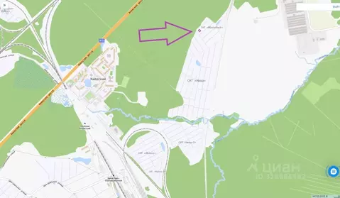 Участок в Москва Юбилейный садовое товарищество, 2 (6.0 сот.)