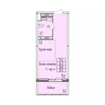 Студия Татарстан, Зеленодольск просп. Строителей, 34А (29.2 м)