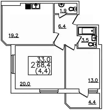 2-к кв. Ставропольский край, Пятигорск Бештау мкр, Алые Паруса жилой ...
